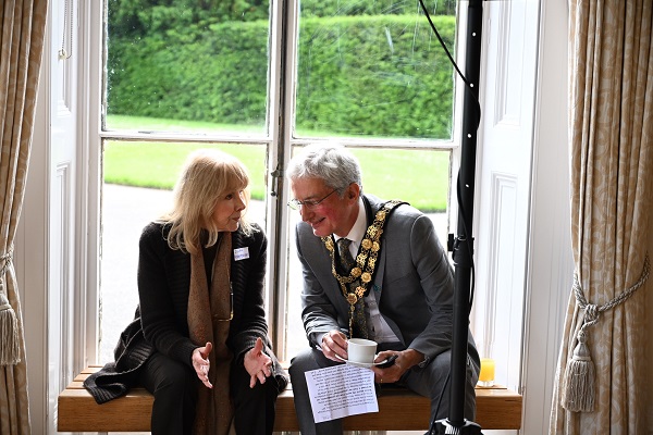 Susan Hampshire with Mayor