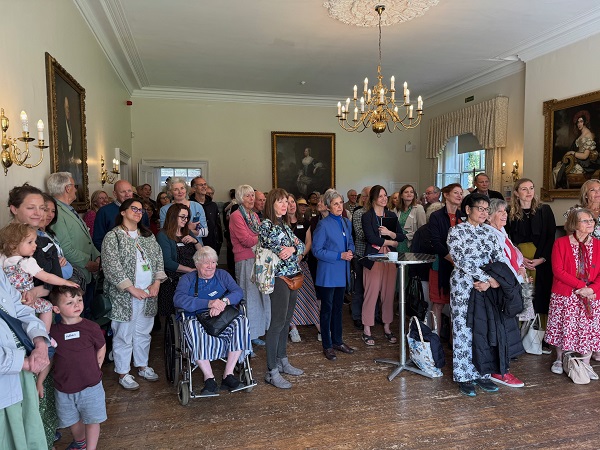 Guests in Garden room